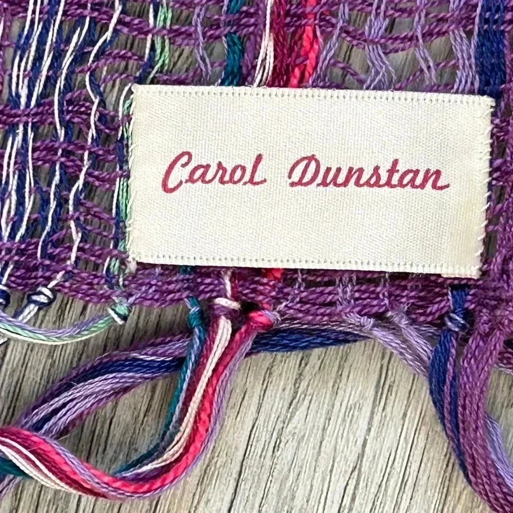 Carol Dunstan Loose Weave Scarf‎